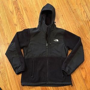 North Face fleece with hood